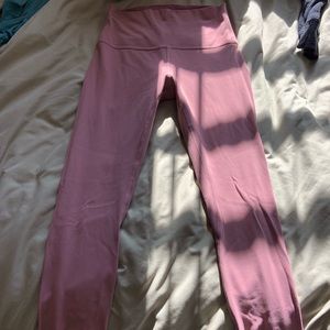 Lululemon align 25” size 6 in Spanish rose